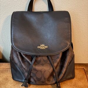 Coach Women's Backpack in Black and Brown